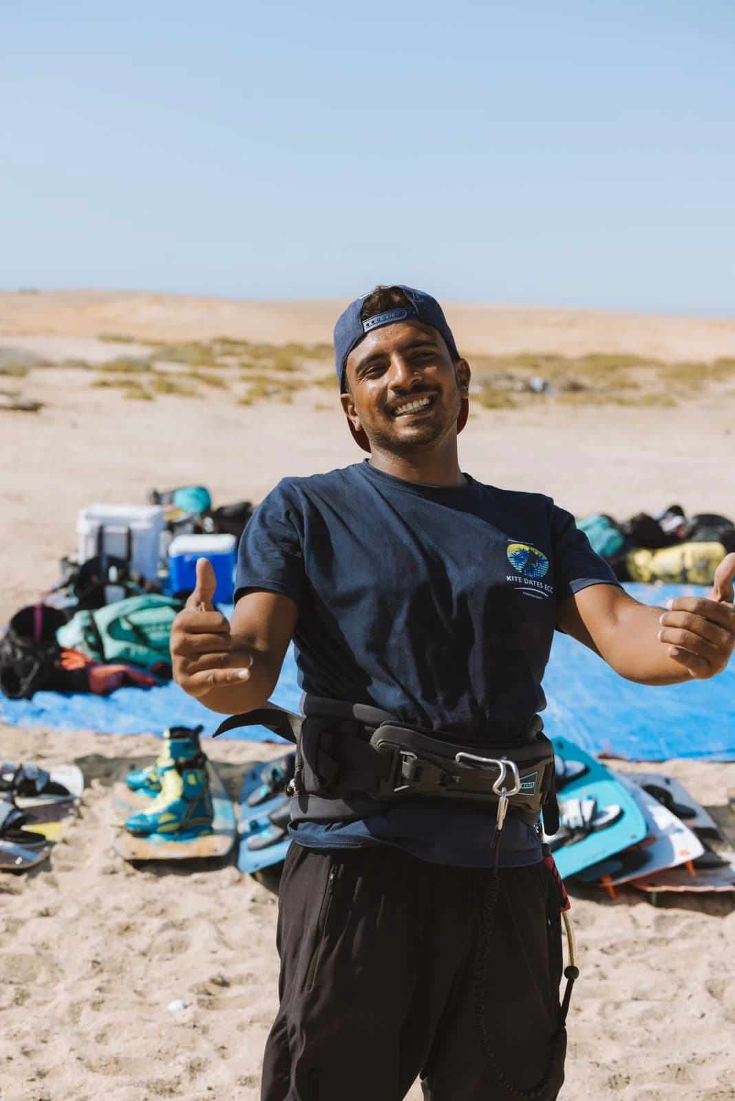 Abdo, VDWS-certified kite instructor at Kite Dates ECC in Hurghada