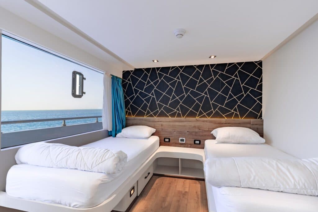 Panorama View Cabin aboard MY Anemone Turquoise